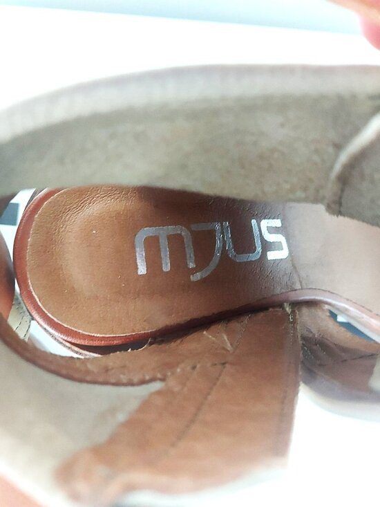 Mjus Italian Leather Wedge Sandals - Size 36 (US 6) - Picture 7 of 7